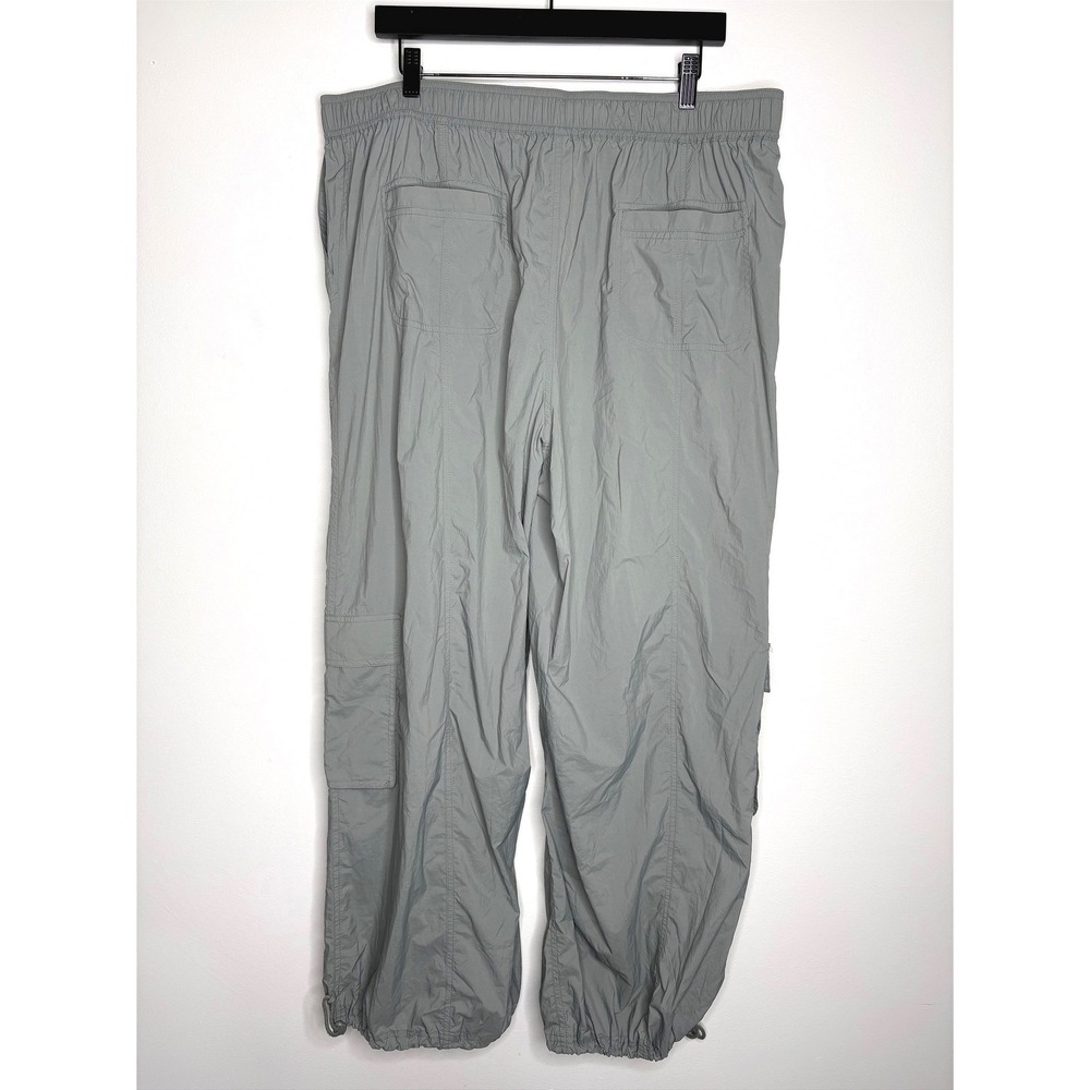 Anthropologie Daily Practice Base Jump Parachute Pants Womens XL Sage Green NWT - Picture 6 of 13